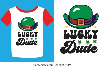 St. Patrick's day typography t-shirt design