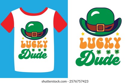 St. Patrick's day typography t-shirt design