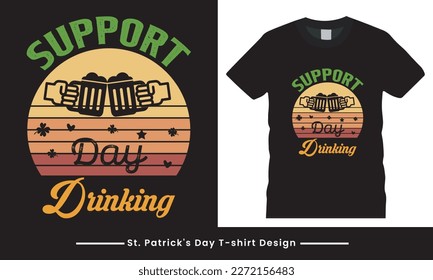 St. patrick's day typography vector colorful irish quote vector lettering t shirt design template