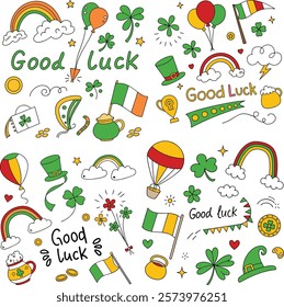 St Patrick's day vector art illustration