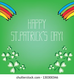 St. Patrick's Day Vector Card