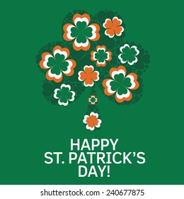 St. Patrick's day vector card