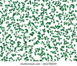 St patrick's day vector. Clover leaf for decoration design. Irish green holiday party. Vector holiday illustration. Festive decoration element.