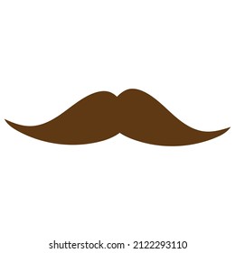 St. Patrick's Day vector design element mustache.