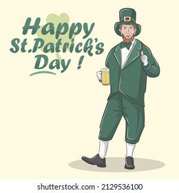 St. Patrick's Day vector design illustration