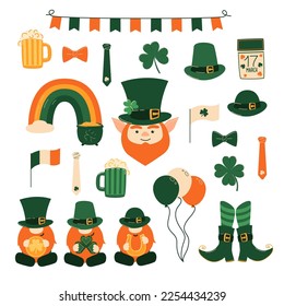 St. Patrick's Day vector design elements set
