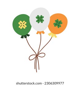 St. Patrick's Day. St. Patrick's Day vector design elements illustration.  Isolated object on white background.