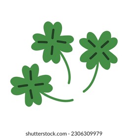St. Patrick's Day. St. Patrick's Day vector design elements illustration.  Isolated object on white background.