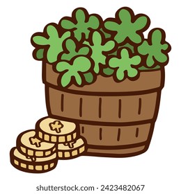 St. Patrick's Day vector design elements item.