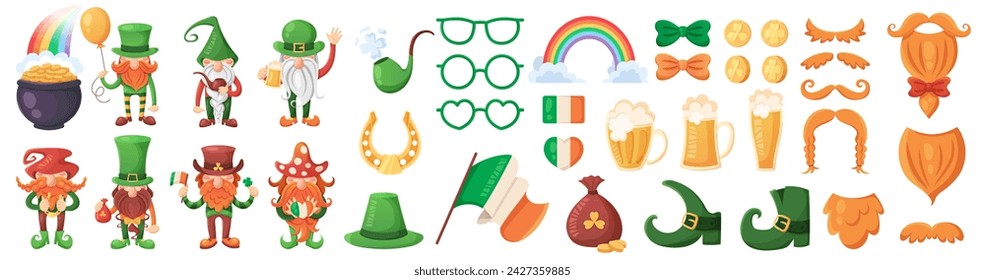 St. Patrick's Day vector design elements set