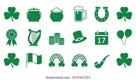 St. Patrick's Day vector design illustrations elements