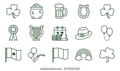 St. Patrick's Day vector design illustrations elements