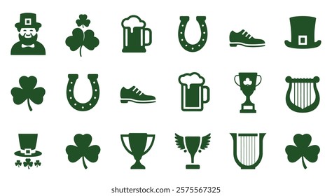 St. Patrick's Day vector design illustrations elements