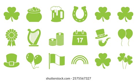 St. Patrick's Day vector design illustrations elements