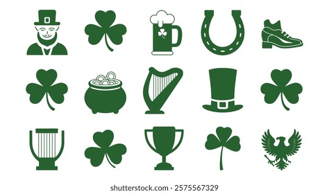 St. Patrick's Day vector design illustrations elements