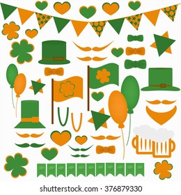 St. Patrick's Day vector design elements set