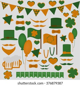St. Patrick's Day vector design elements set