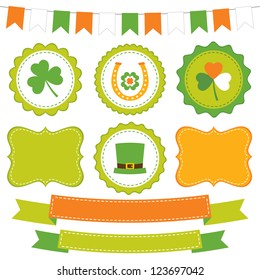 St. Patrick's Day vector elements set