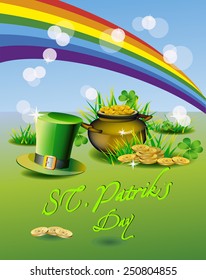 St. Patrick's Day - vector greeting card