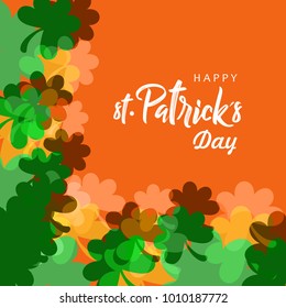 St. Patrick's Day, Vector Illustration design background.