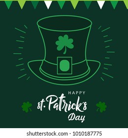 St. Patrick's Day, Vector Illustration design background.
