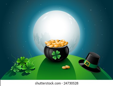 St. Patrick's Day vector illustration.