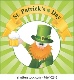 St. Patrick's Day vector Illustration. EPS 8.
