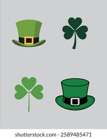 St. Patrick's day vector style design element 