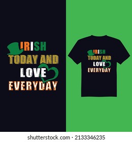 St Patrick's day vector t-shirt design