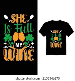 St Patrick's day vector t-shirt design