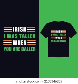 St Patrick's day vector t-shirt design