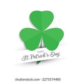 St. Patrick's day white background design vector illustration