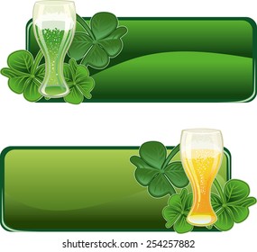 St. Patrick's Day's day banners design 