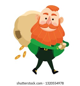 St patricks elf cartoon