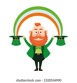 St patricks elf cartoon