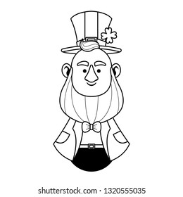 St patricks elf cartoon