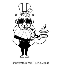 St patricks elf cartoon