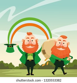 St patricks elves cartoons