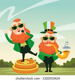 St patricks elves cartoons