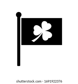 st, patrick's flag icon vector design template
