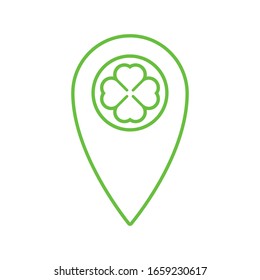 St. Patricks flat icon vector illustration. St. Patricks Day icon design isolated on white background. St. Patrick's Day vector icon trendy flat symbol for website, sign, mobile, app, UI.