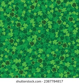 ST Patrick's - Green Clover Background
