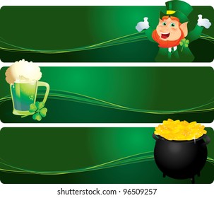 St. Patrick's horizontal banner