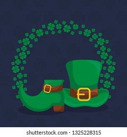 st patricks leprechaun hat with boot