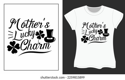 St. Patrick's SVG cut files design. St. Patrick's Day SVG t-shirt design. Perfect for print items.