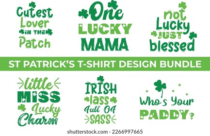 ST Patrick's T-shirt Design Bundle