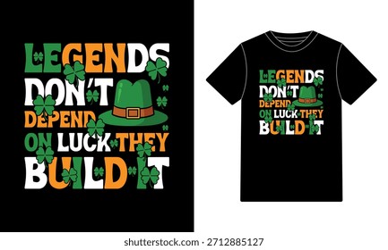 St. Patrick's Typografie T-Shirt Design