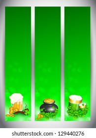 St. Patrick's Website Banner set.