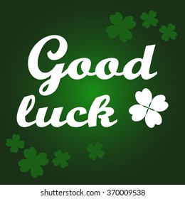 St. Patric's Card. Good Luck