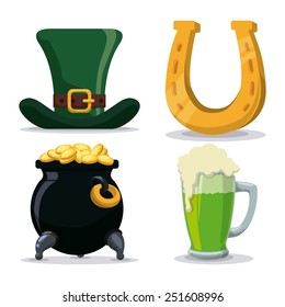 st patrik day design, vector illustration eps10 graphic 